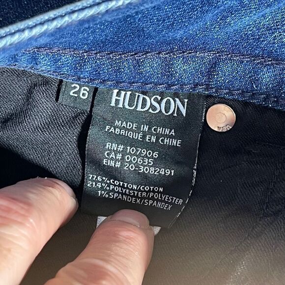 Hudson Signature Boot Cut Jeans Sz 26 - Picture 8 of 10